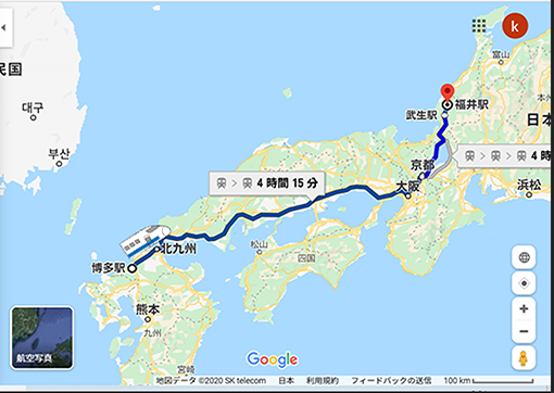 博多から福井