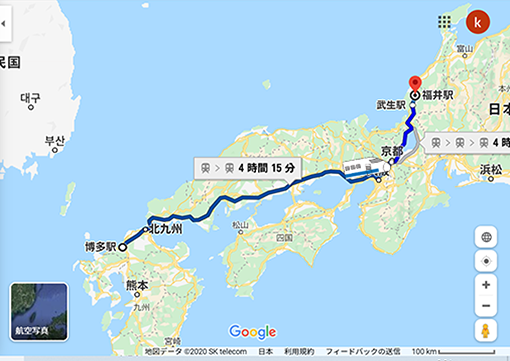 博多から福井